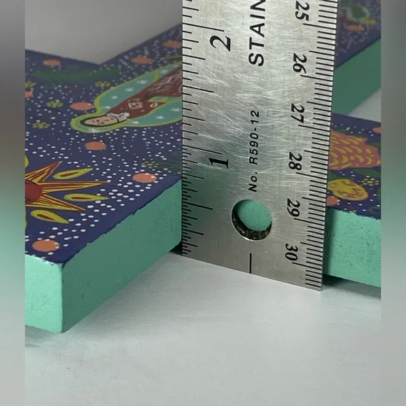 Our Lady of Guadalupe colorful wall cross - Picture 7 of 9